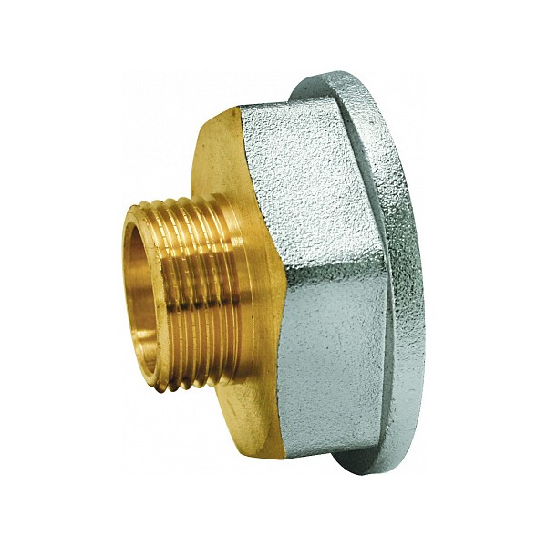 Euros Переходник латунный 1/2" x 3/8" ВН