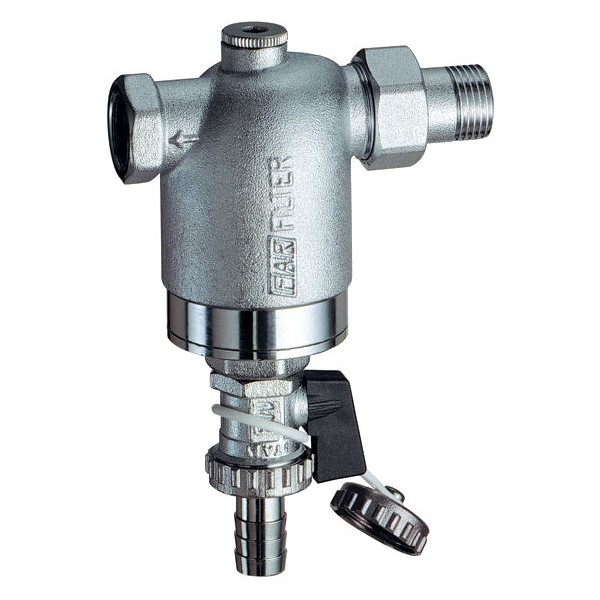 FAR Хромированный фильтр FAR 3945 3/4" НР-BР, 100 мкм