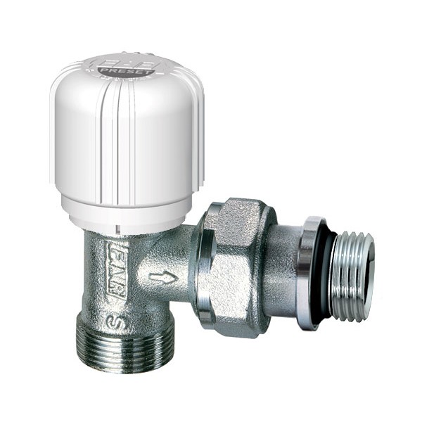 FAR Термостатический угловой вентиль FAR FT 1618 с преднастройкой, 1/2" М24х19, EPDM