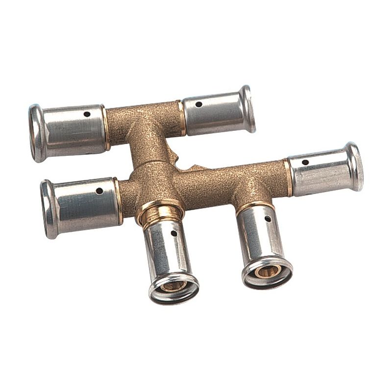 Henco Узел распределительный сдвоенный пресс Henco 16 x 16 x 16